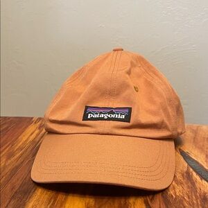 Patagonia Rust Orange Logo Baseball Cap